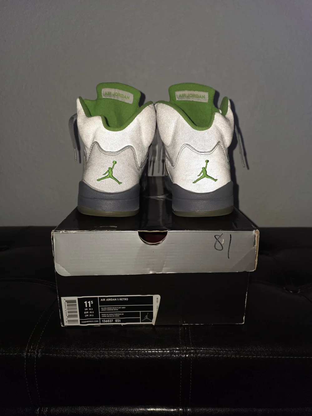 Air Jordan 5 Retro Green Bean 2006